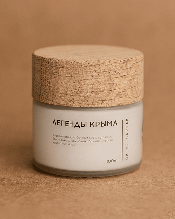 Свеча с хлопковым фитилем "Легенды Крыма" 100 мл