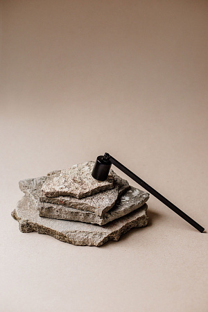 Гаситель пламени для свечей (черный)