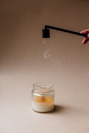 Гаситель пламени для свечей (черный)